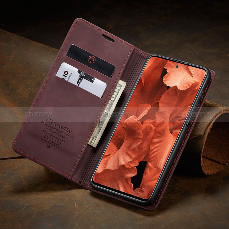 Custodia Portafoglio In Pelle Cover con Supporto C02S per Xiaomi Redmi Note 9 Pro Max