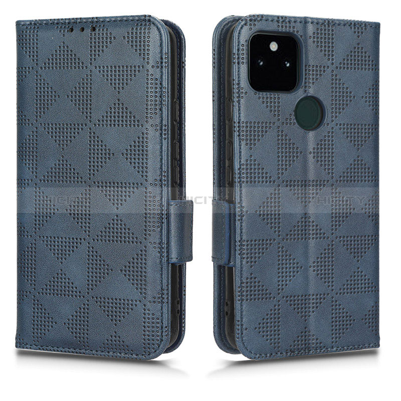 Custodia Portafoglio In Pelle Cover con Supporto C02X per Google Pixel 5a 5G