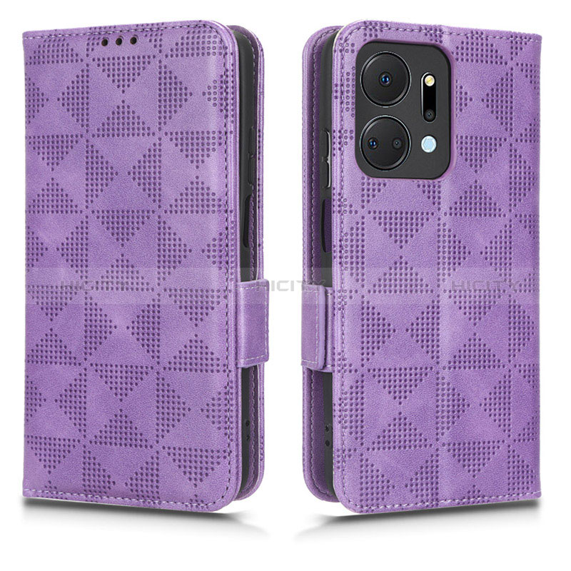 Custodia Portafoglio In Pelle Cover con Supporto C02X per Huawei Honor X7a