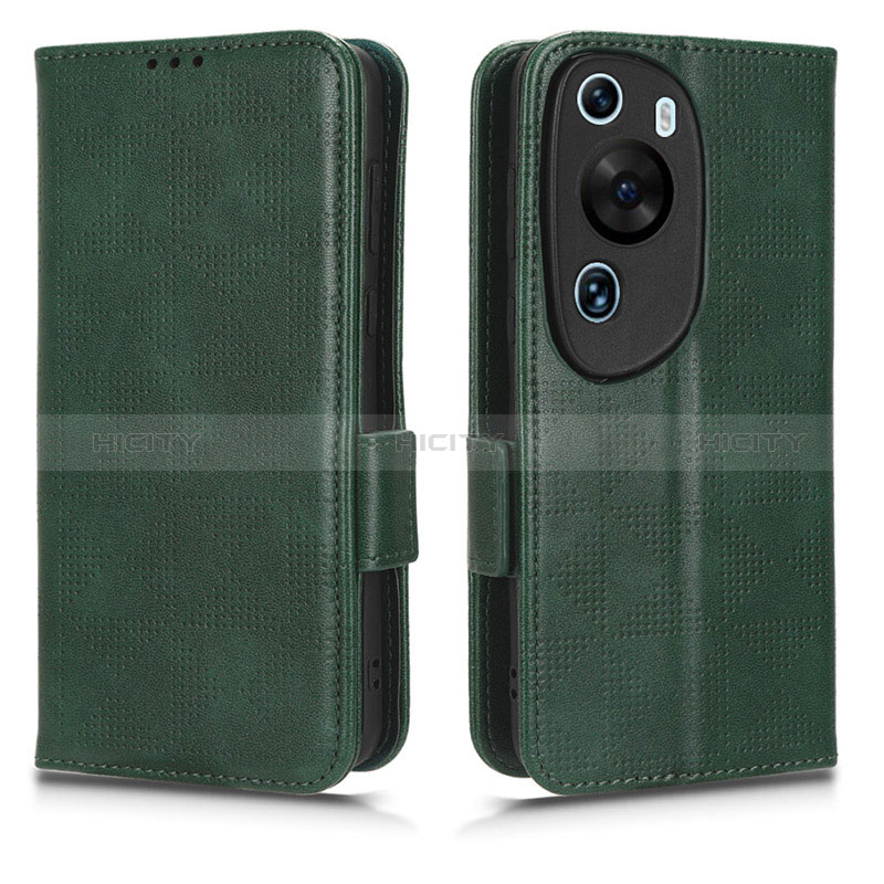 Custodia Portafoglio In Pelle Cover con Supporto C02X per Huawei P60 Art