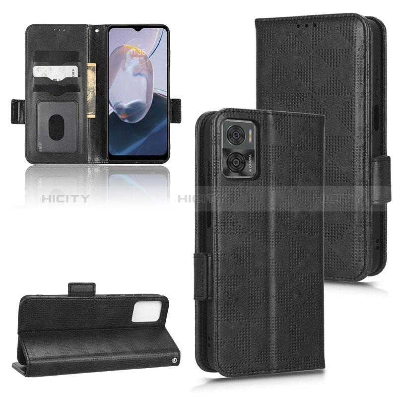 Custodia Portafoglio In Pelle Cover con Supporto C02X per Motorola Moto E22