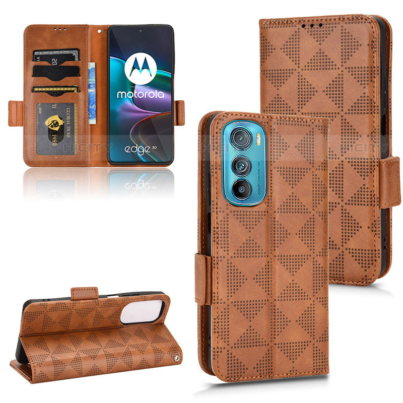 Custodia Portafoglio In Pelle Cover con Supporto C02X per Motorola Moto Edge 30 5G