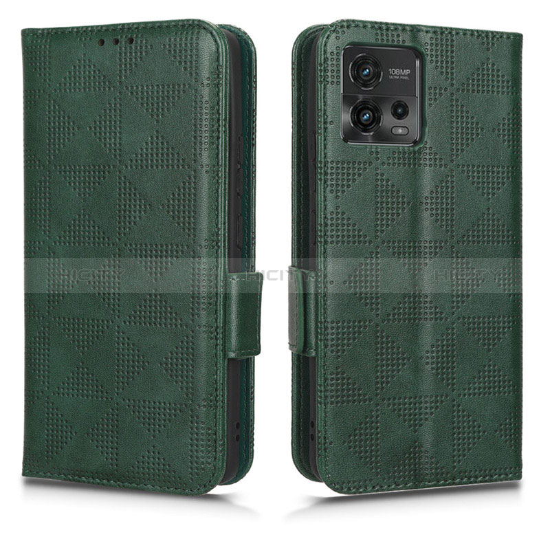 Custodia Portafoglio In Pelle Cover con Supporto C02X per Motorola Moto G72