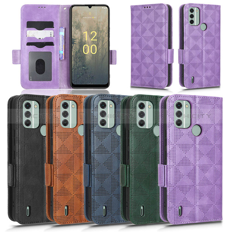 Custodia Portafoglio In Pelle Cover con Supporto C02X per Nokia C31