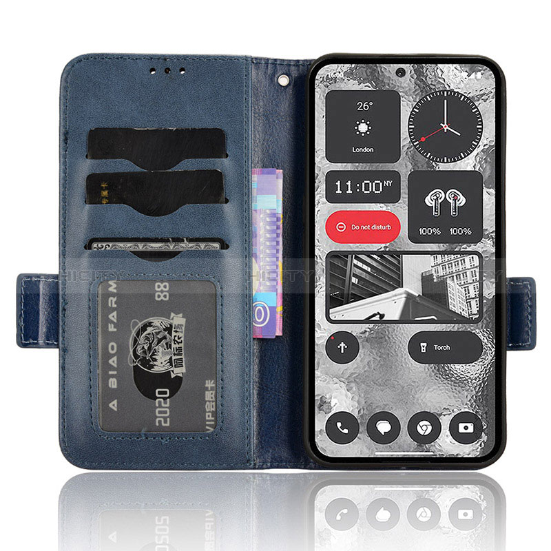 Custodia Portafoglio In Pelle Cover con Supporto C02X per Nothing Phone 2