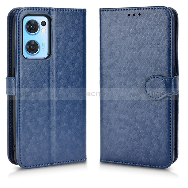 Custodia Portafoglio In Pelle Cover con Supporto C02X per Oppo Find X5 Lite 5G Marrone