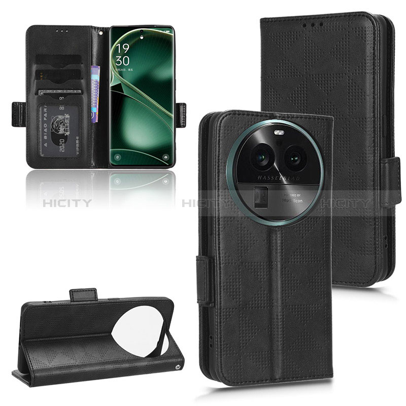 Custodia Portafoglio In Pelle Cover con Supporto C02X per Oppo Find X6 5G