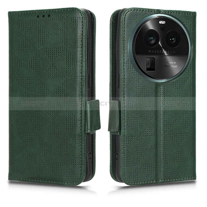 Custodia Portafoglio In Pelle Cover con Supporto C02X per Oppo Find X6 5G