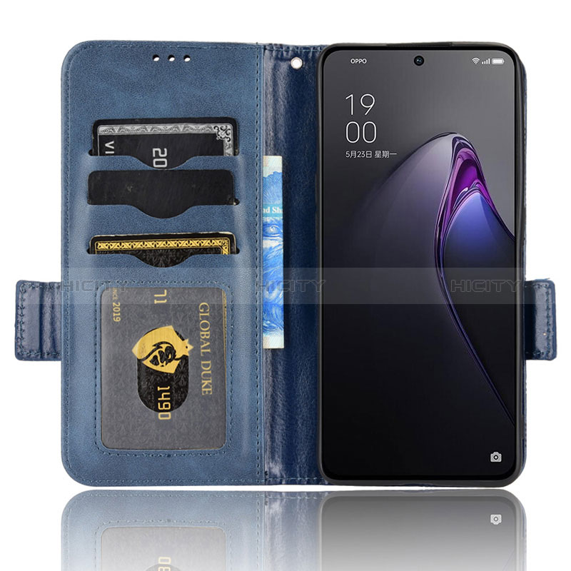 Custodia Portafoglio In Pelle Cover con Supporto C02X per Oppo Reno9 Pro+ Plus 5G