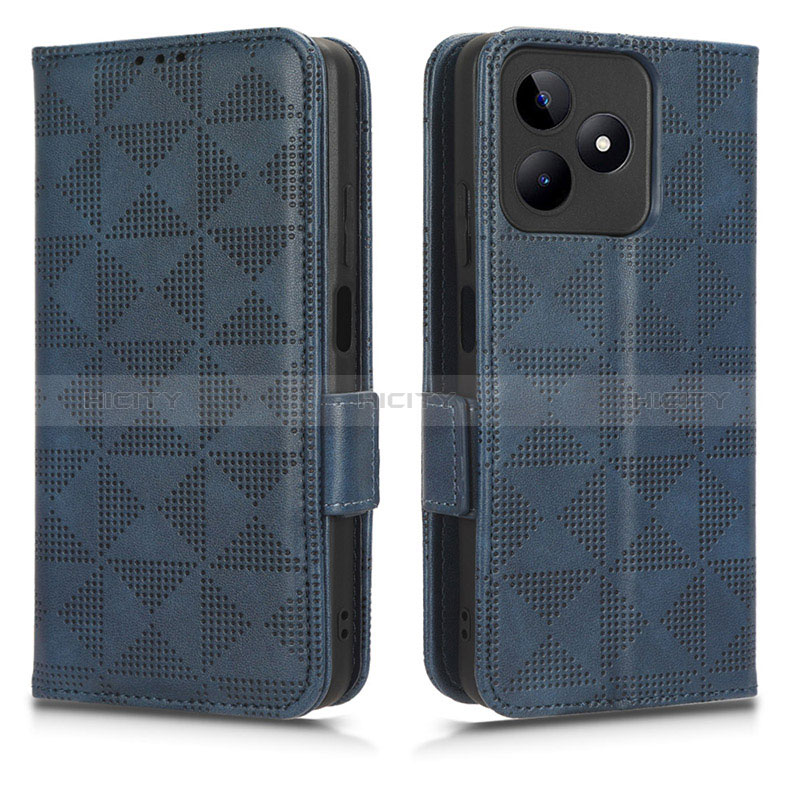 Custodia Portafoglio In Pelle Cover con Supporto C02X per Realme C51