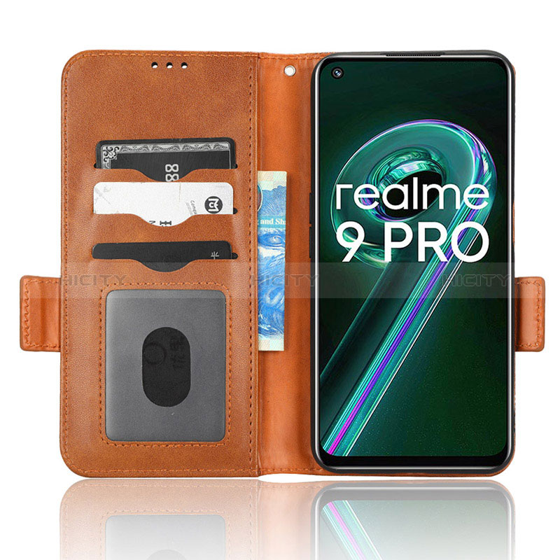 Custodia Portafoglio In Pelle Cover con Supporto C02X per Realme Q5 5G