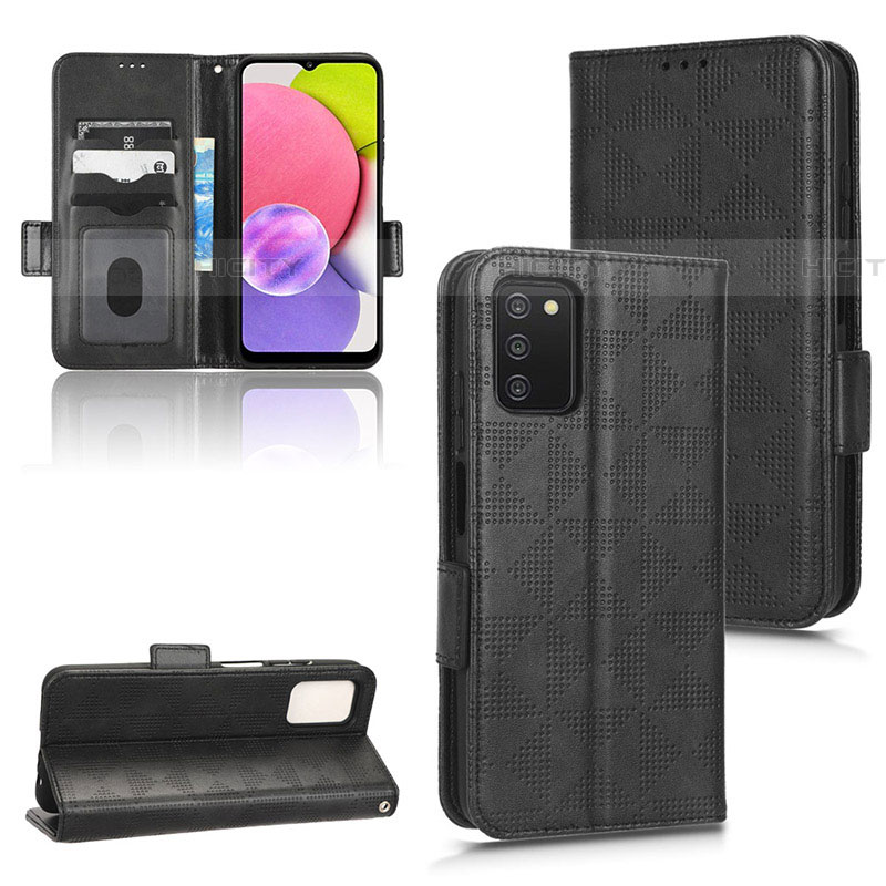 Custodia Portafoglio In Pelle Cover con Supporto C02X per Samsung Galaxy A03s