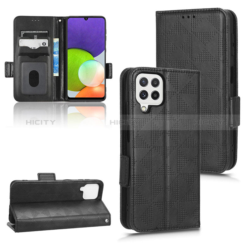 Custodia Portafoglio In Pelle Cover con Supporto C02X per Samsung Galaxy A12