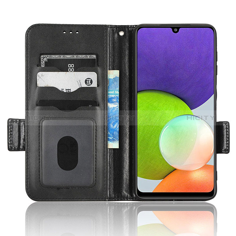 Custodia Portafoglio In Pelle Cover con Supporto C02X per Samsung Galaxy F12