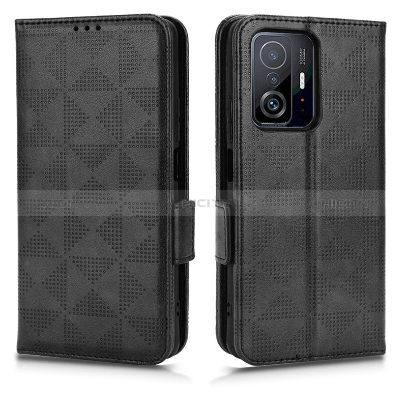 Custodia Portafoglio In Pelle Cover con Supporto C02X per Xiaomi Mi 11T 5G Nero