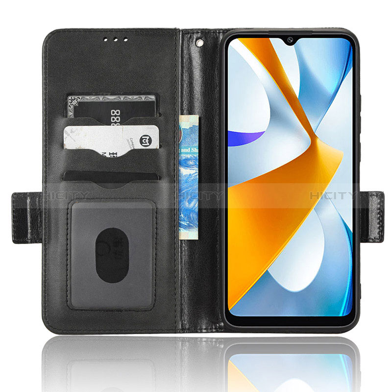 Custodia Portafoglio In Pelle Cover con Supporto C02X per Xiaomi Poco C40