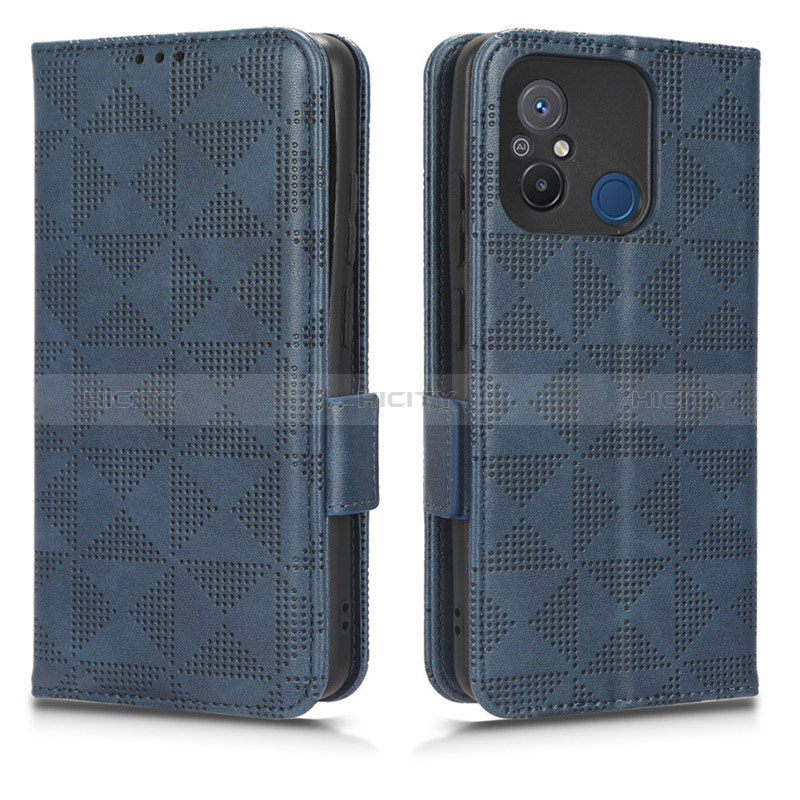 Custodia Portafoglio In Pelle Cover con Supporto C02X per Xiaomi Redmi 11A 4G Blu