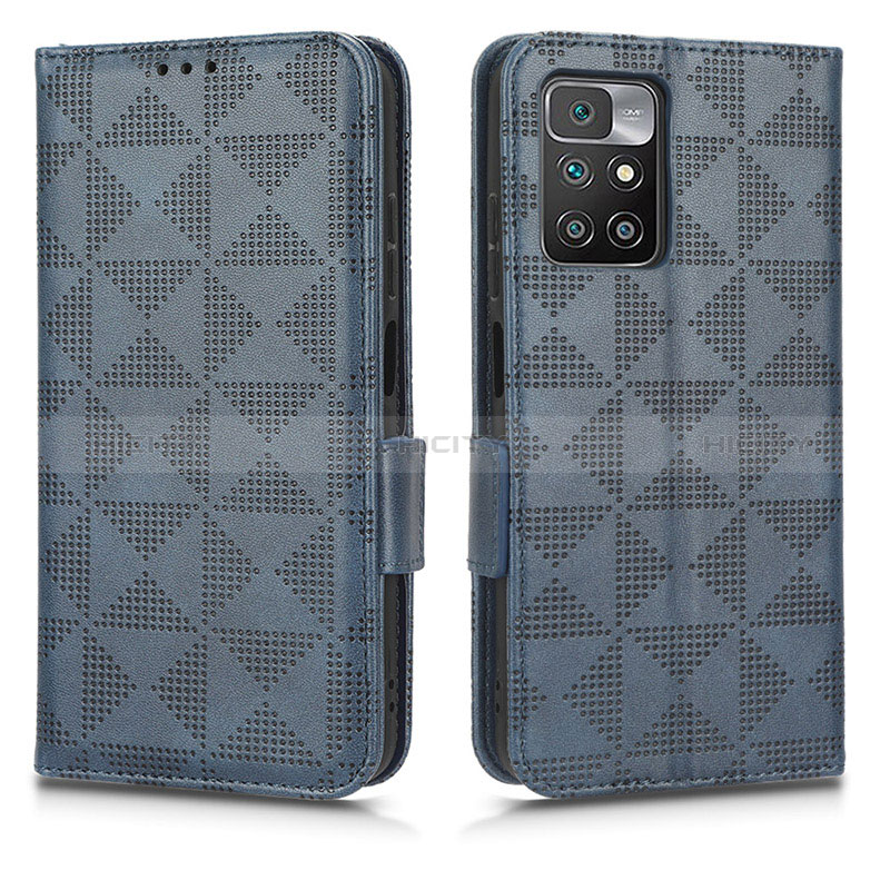 Custodia Portafoglio In Pelle Cover con Supporto C02X per Xiaomi Redmi Note 11 Pro+ Plus 5G Blu