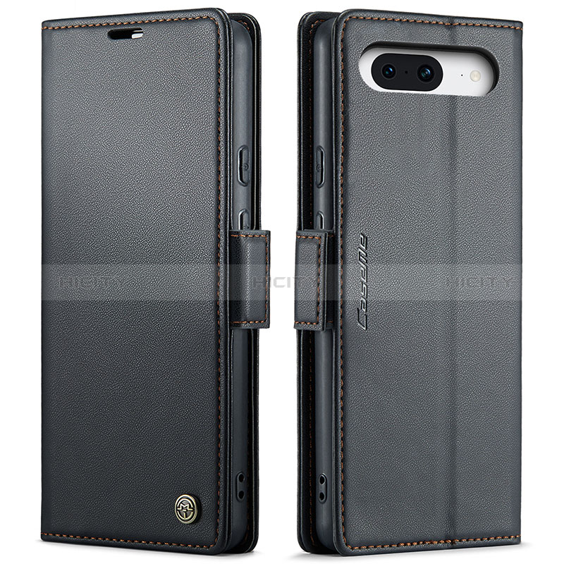 Custodia Portafoglio In Pelle Cover con Supporto C03S per Google Pixel 8a 5G Nero