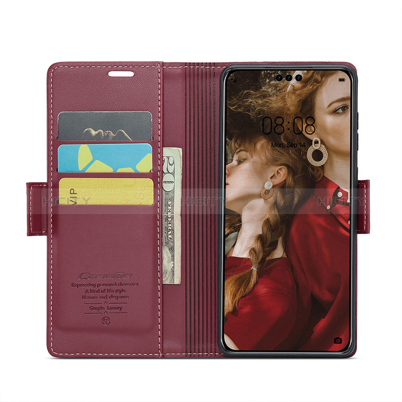 Custodia Portafoglio In Pelle Cover con Supporto C03S per Huawei Mate 60 Pro