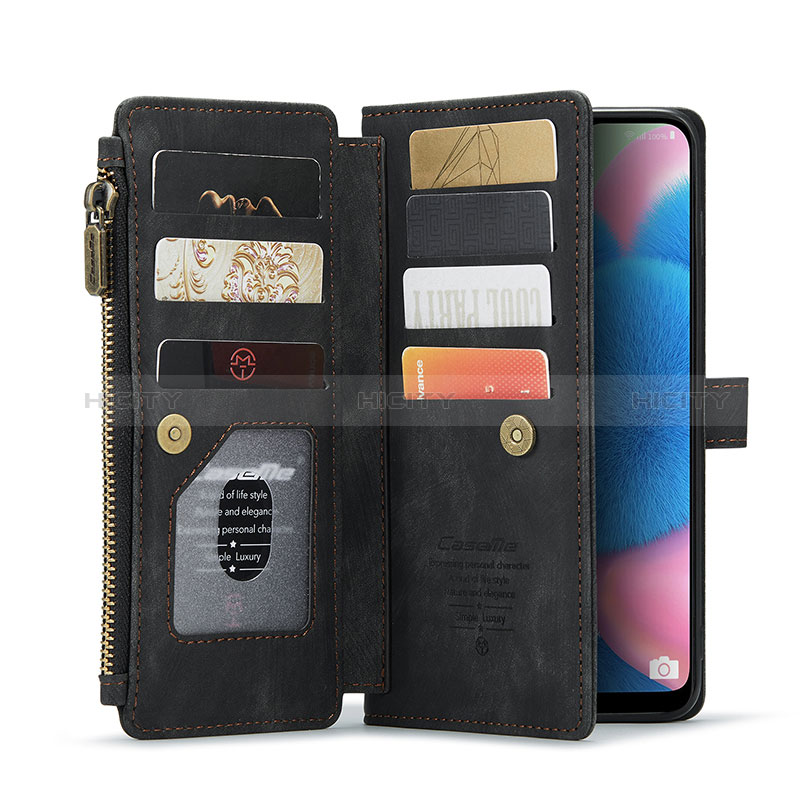 Custodia Portafoglio In Pelle Cover con Supporto C03S per Samsung Galaxy A50