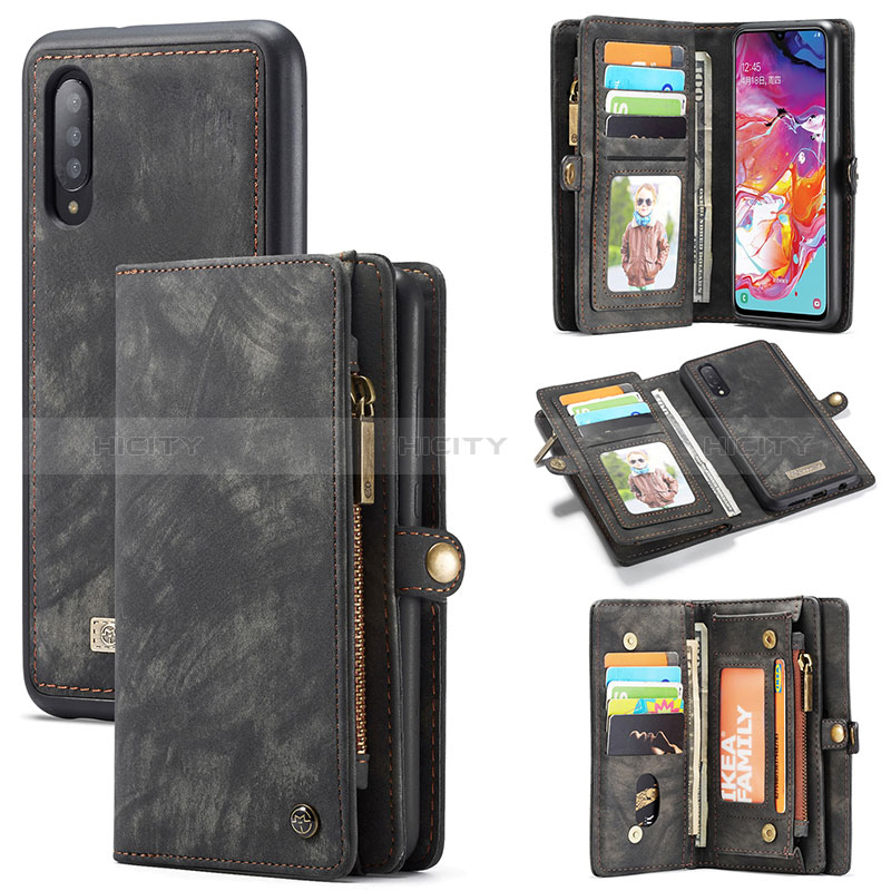 Custodia Portafoglio In Pelle Cover con Supporto C03S per Samsung Galaxy A70