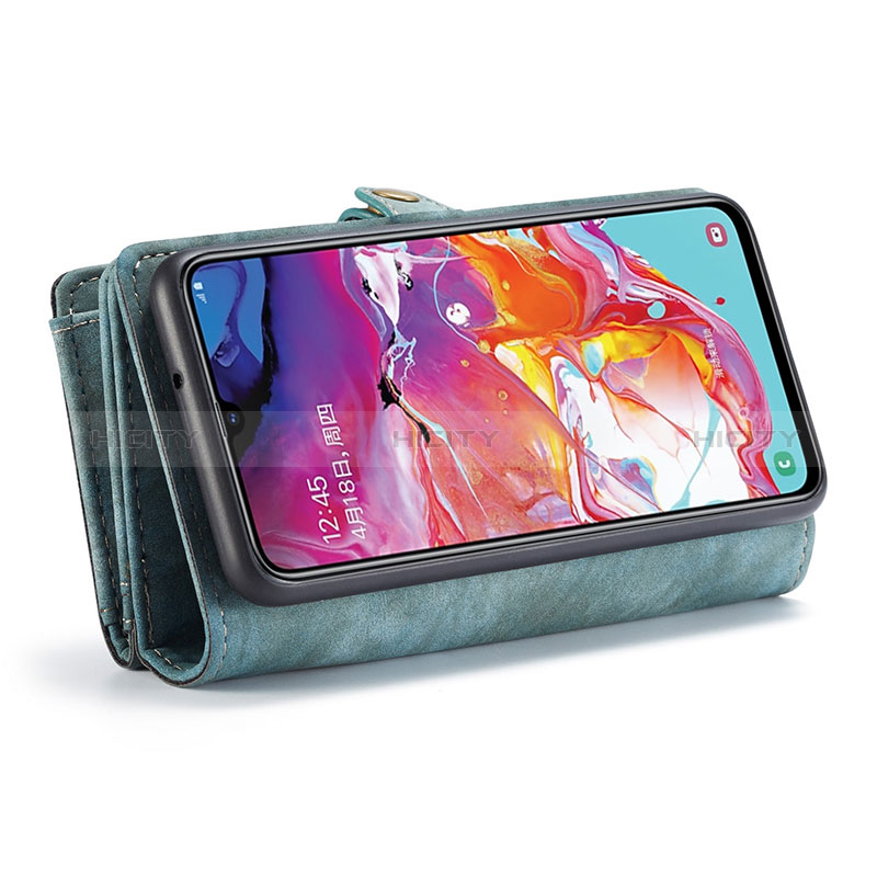 Custodia Portafoglio In Pelle Cover con Supporto C03S per Samsung Galaxy A70S