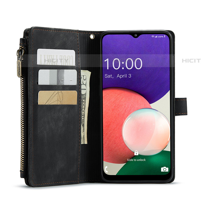 Custodia Portafoglio In Pelle Cover con Supporto C03S per Samsung Galaxy F42 5G