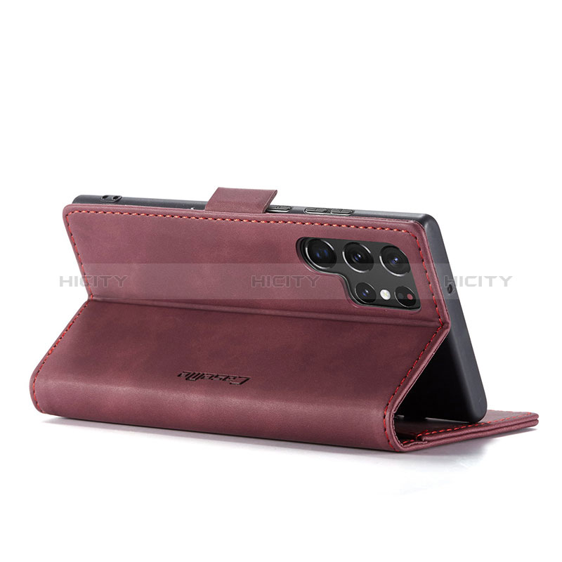 Custodia Portafoglio In Pelle Cover con Supporto C03S per Samsung Galaxy S24 Ultra 5G