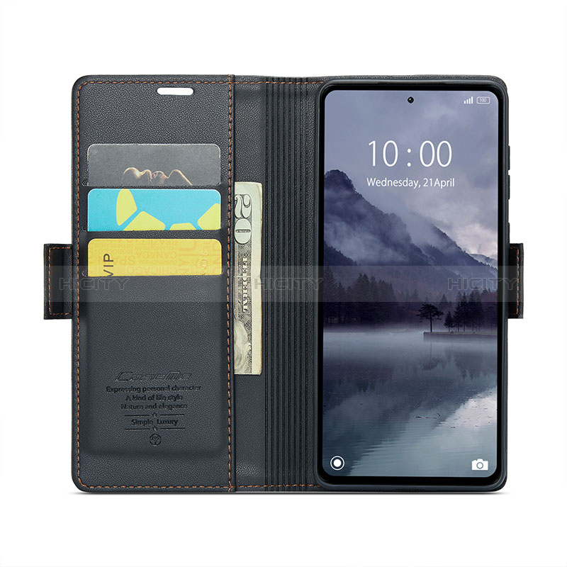 Custodia Portafoglio In Pelle Cover con Supporto C03S per Xiaomi Poco M6 Pro 5G