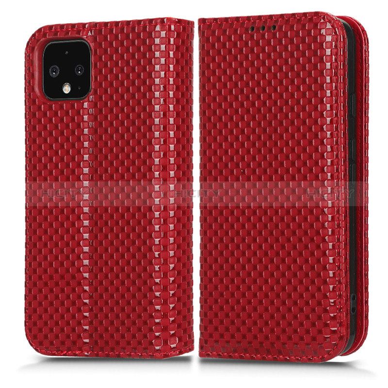 Custodia Portafoglio In Pelle Cover con Supporto C03X per Google Pixel 4 XL