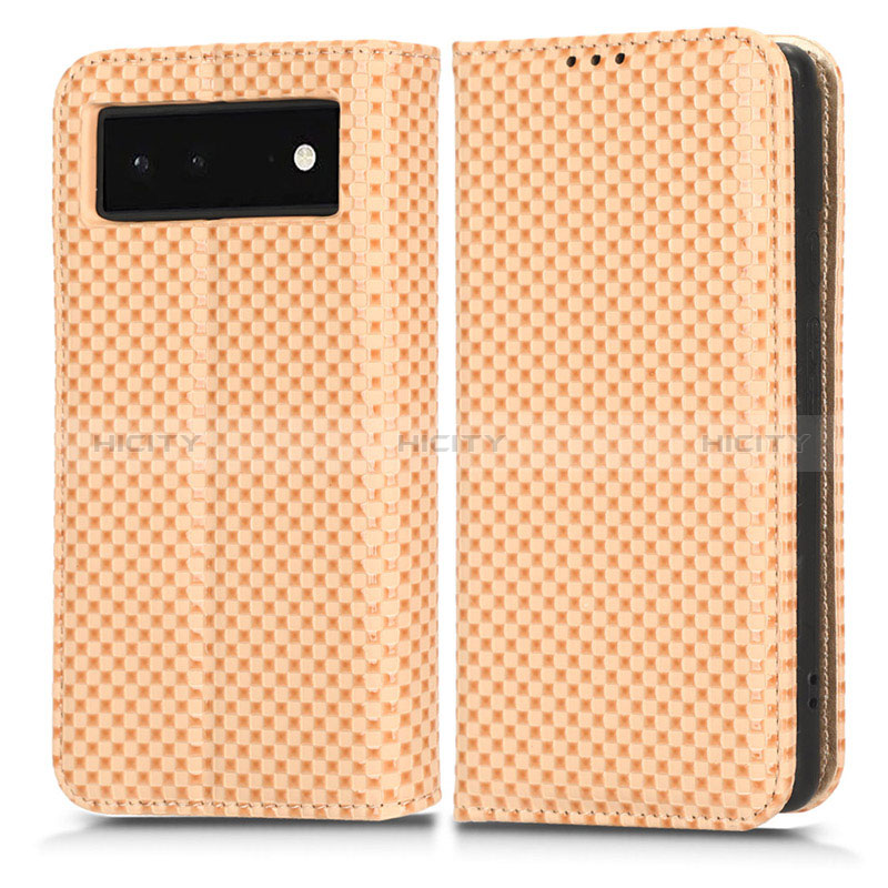 Custodia Portafoglio In Pelle Cover con Supporto C03X per Google Pixel 6 5G