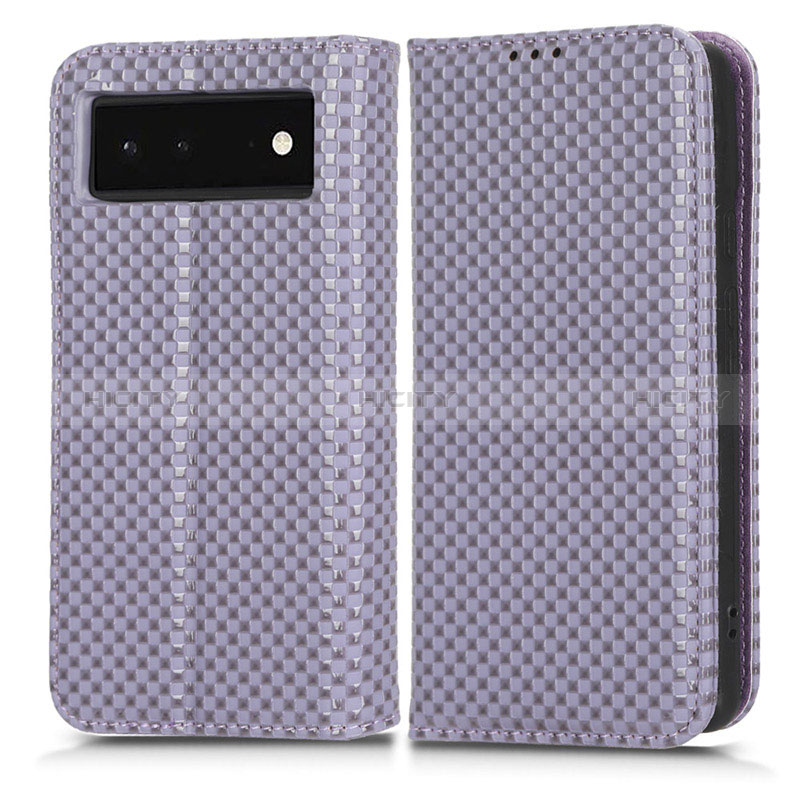 Custodia Portafoglio In Pelle Cover con Supporto C03X per Google Pixel 6 5G