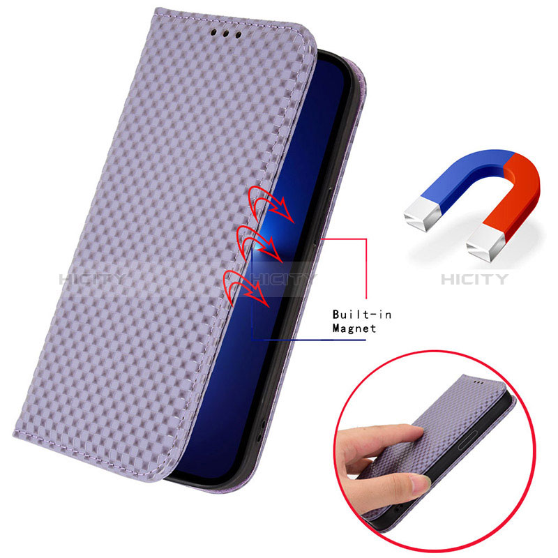 Custodia Portafoglio In Pelle Cover con Supporto C03X per Huawei Honor X5 Plus