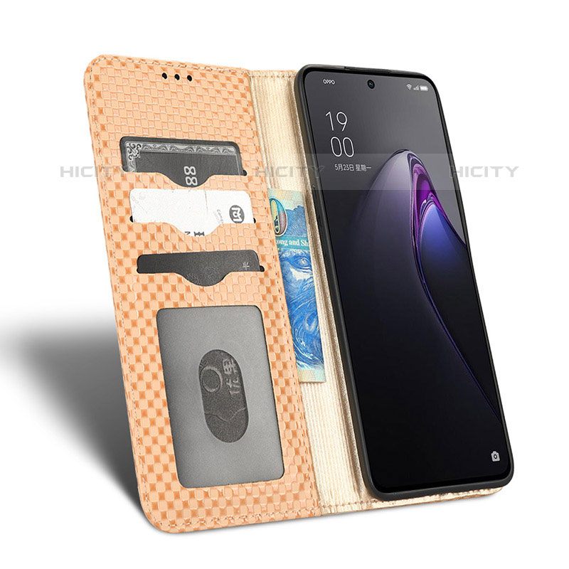 Custodia Portafoglio In Pelle Cover con Supporto C03X per Oppo Reno9 Pro 5G