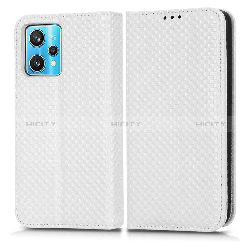 Custodia Portafoglio In Pelle Cover con Supporto C03X per Realme Narzo 50 Pro 5G Bianco