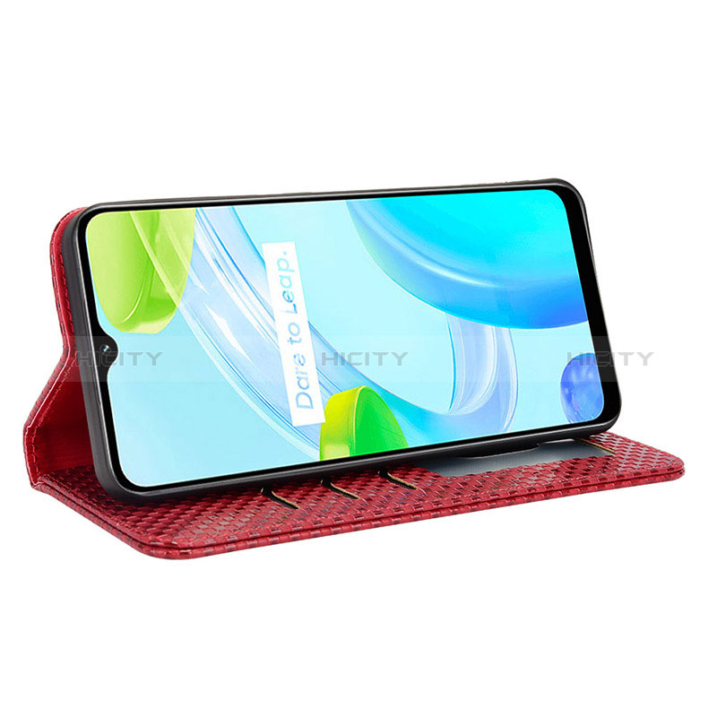 Custodia Portafoglio In Pelle Cover con Supporto C03X per Realme Narzo 50i Prime