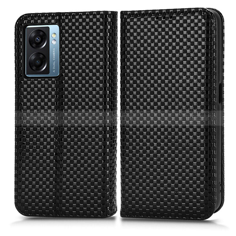 Custodia Portafoglio In Pelle Cover con Supporto C03X per Realme V23 5G Nero