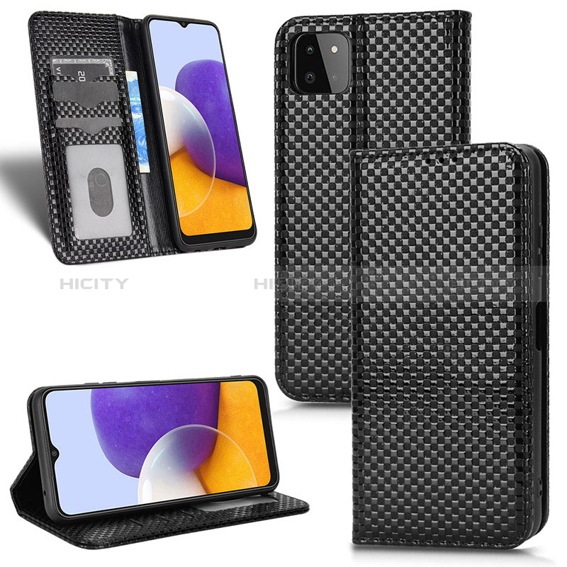 Custodia Portafoglio In Pelle Cover con Supporto C03X per Samsung Galaxy A22s 5G