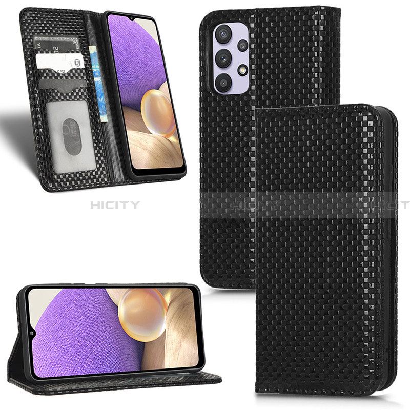 Custodia Portafoglio In Pelle Cover con Supporto C03X per Samsung Galaxy A32 4G