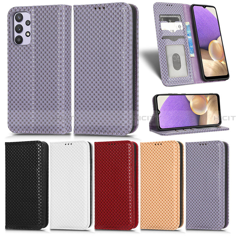 Custodia Portafoglio In Pelle Cover con Supporto C03X per Samsung Galaxy A32 5G