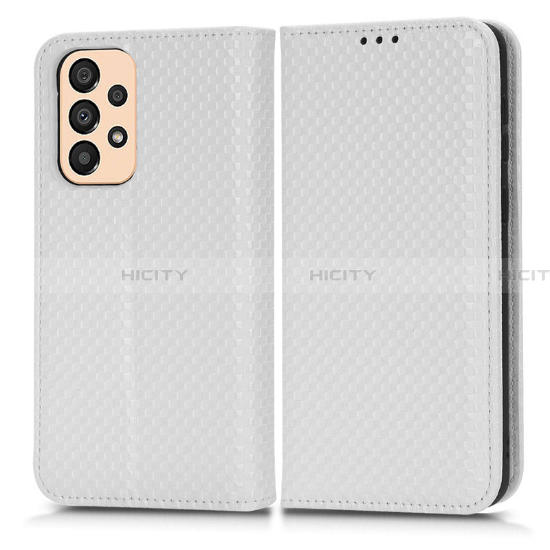 Custodia Portafoglio In Pelle Cover con Supporto C03X per Samsung Galaxy A33 5G Bianco