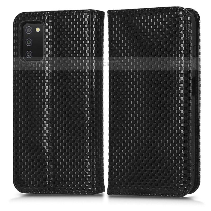 Custodia Portafoglio In Pelle Cover con Supporto C03X per Samsung Galaxy M02s