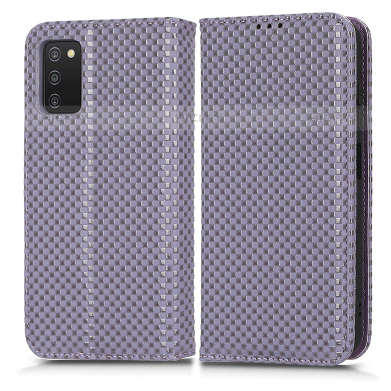 Custodia Portafoglio In Pelle Cover con Supporto C03X per Samsung Galaxy M02s