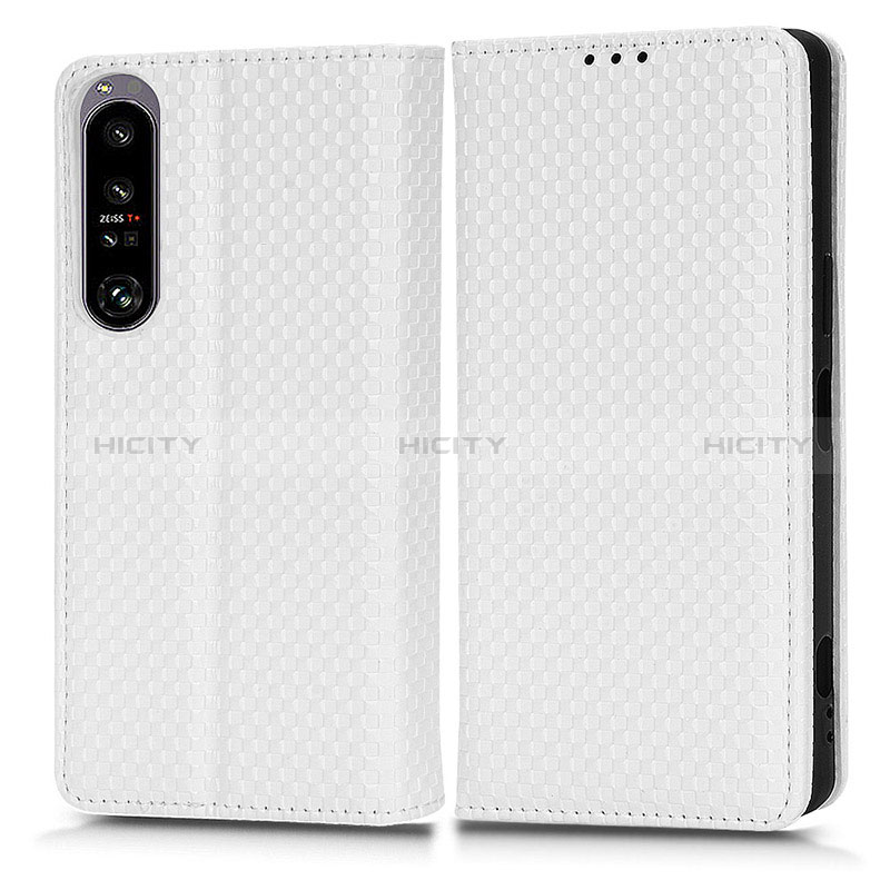 Custodia Portafoglio In Pelle Cover con Supporto C03X per Sony Xperia 1 IV