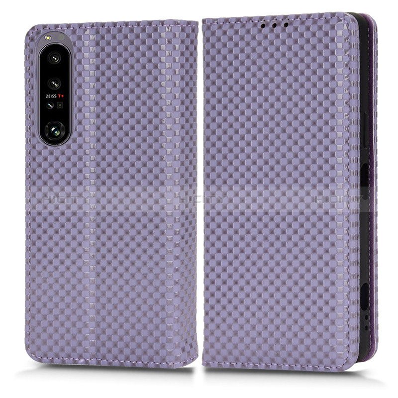 Custodia Portafoglio In Pelle Cover con Supporto C03X per Sony Xperia 1 IV