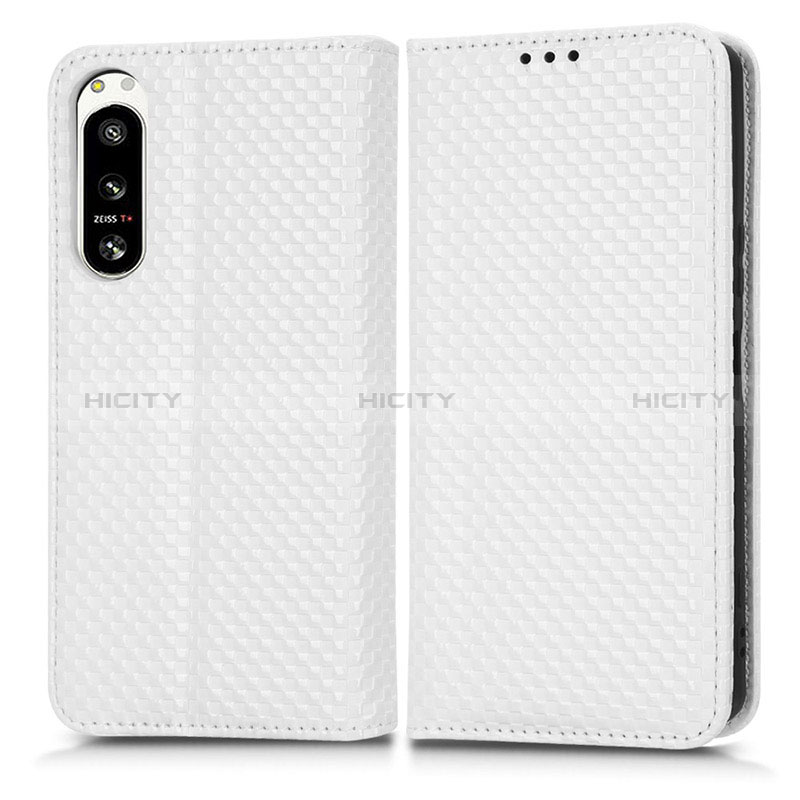 Custodia Portafoglio In Pelle Cover con Supporto C03X per Sony Xperia 5 IV