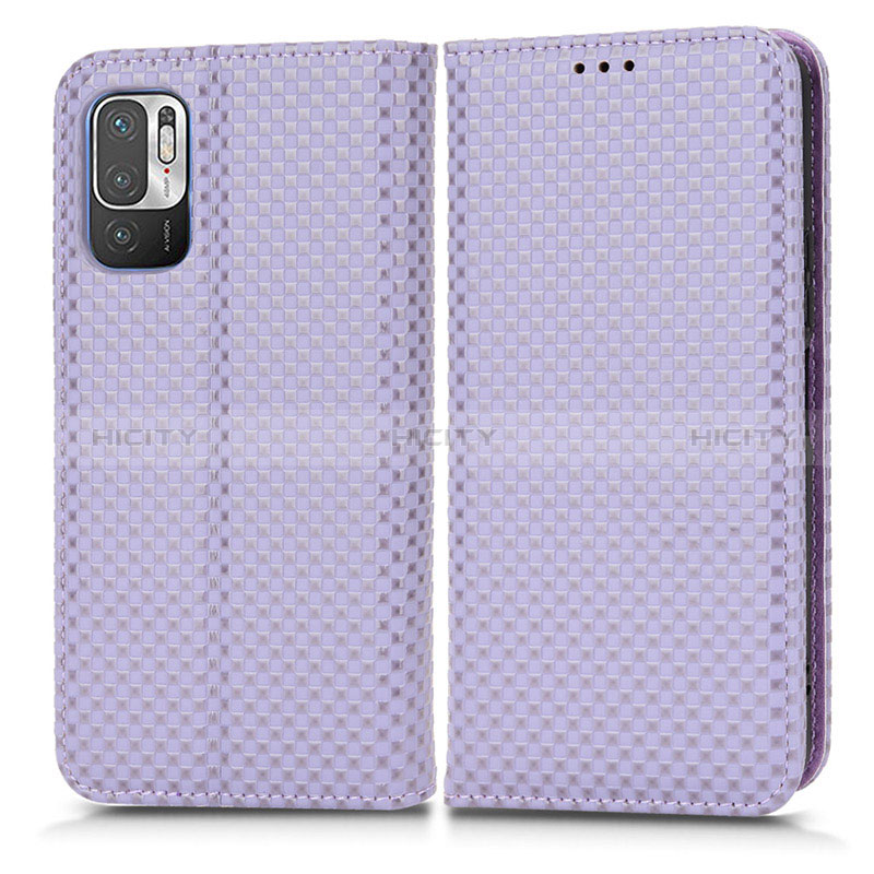 Custodia Portafoglio In Pelle Cover con Supporto C03X per Xiaomi Redmi Note 10 JE 5G Viola