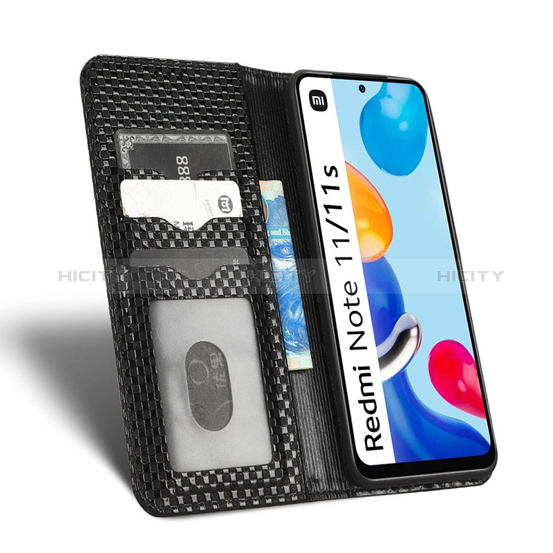 Custodia Portafoglio In Pelle Cover con Supporto C03X per Xiaomi Redmi Note 11 4G (2022)