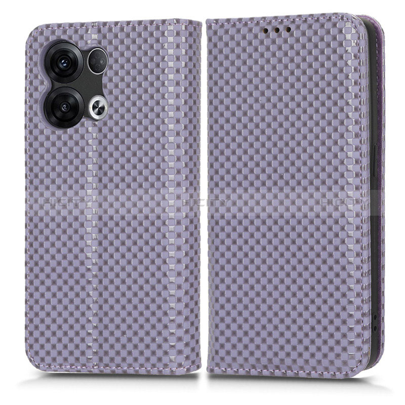 Custodia Portafoglio In Pelle Cover con Supporto C03X per Xiaomi Redmi Note 13 5G Viola